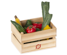 Miniature grøntsager og frugt