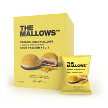 Skumfiduser - Caramel Filled Mallows Sour Passionfruit - Æske med 5 stk.