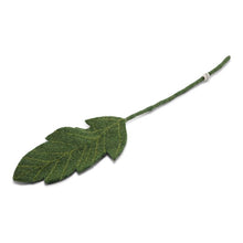 Gry & Sif - Filtblomst - Blad - Stor - Mørkegrøn