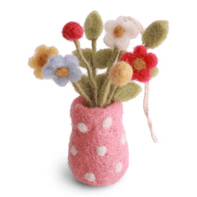 Gry&Sif - Ophæng - Vase med prikker og blomster