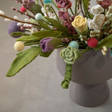 Gry & Sif - Filtblomst - Kornaks - Grøn