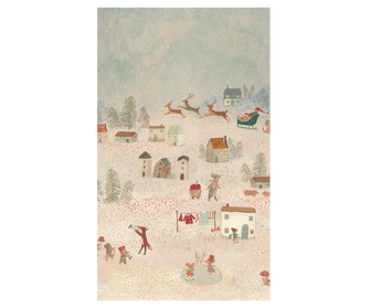 Maileg - Gavepapir - Santa is coming