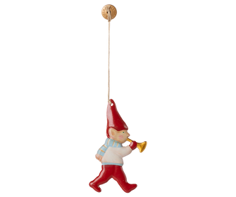 Maileg - Ophæng - Metal - Pixi - Nisse trompet