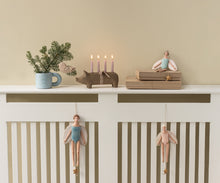 Maileg - Gris - Lysestage - Advent - Mellem - Natur