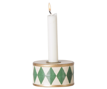 FORUDBESTILLING - Maileg - Lysestage - Tromme - Grøn/Off White
