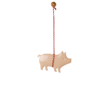 Maileg - Ophæng - Metal - Gris - Rosa