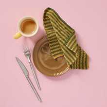 Ib Laursen - Karklud - Smalle striber - Grøn/gul