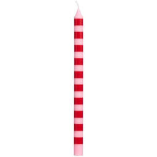Ib Laursen - Kertelys - Ø 1,3 cm - Stribet - Rød/lyserød