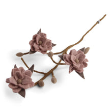 Gry&Sif - Filtblomst - Magnoliagren med blomster - Støver rosa